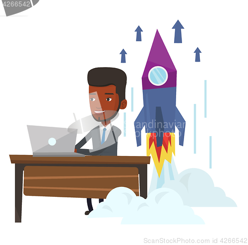 Image of Business start up vector illustration.