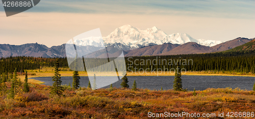 Image of Denali Range Mt McKinley Alaska North America