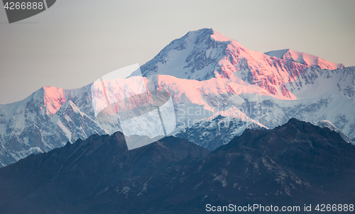 Image of Denali Range Mt McKinley Alaska North America