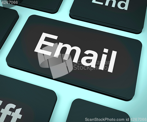 Image of Email Computer For Emailing Or Contacting