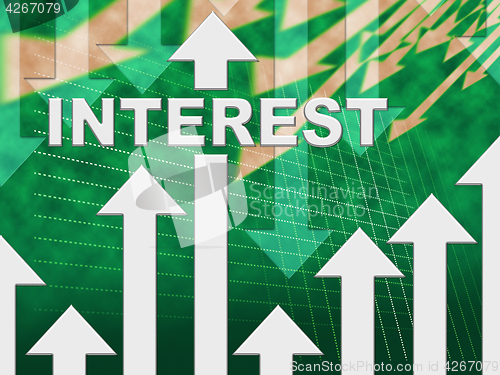 Image of Interest Graph Means Percentage Sign And Diagram