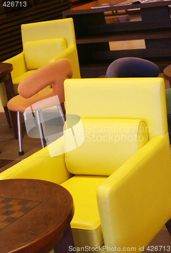 Image of Colorful furniture.