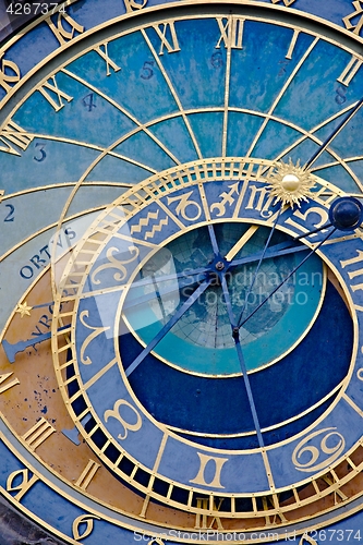 Image of Old astronomical clock detail