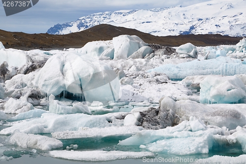 Image of Glacial lake in Iceland