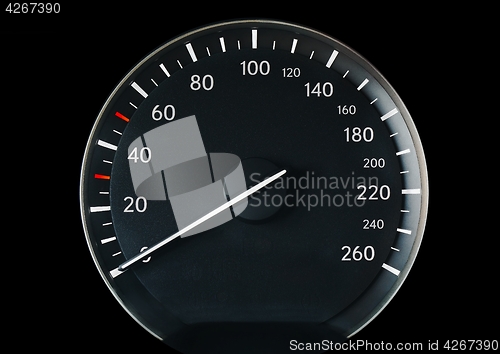 Image of Speedometer of a car