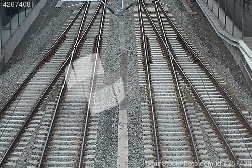 Image of Merging Railway Tracks