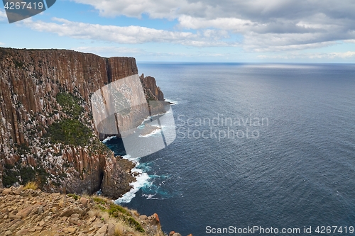 Image of Rugged coastline cliffs