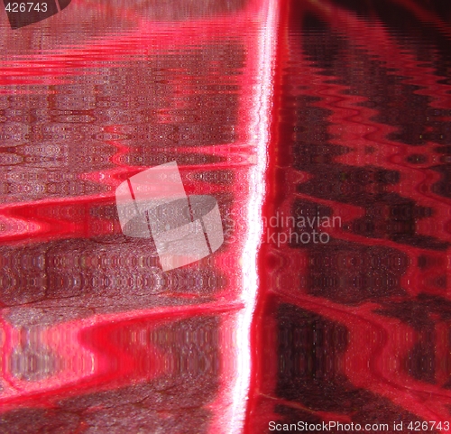 Image of red waves