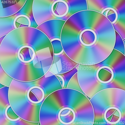 Image of cd disc background