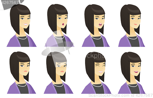 Image of Vector set of business characters.