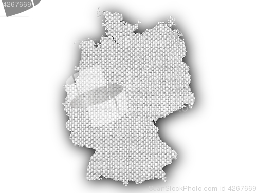 Image of Textured map of Germany in nice colors
