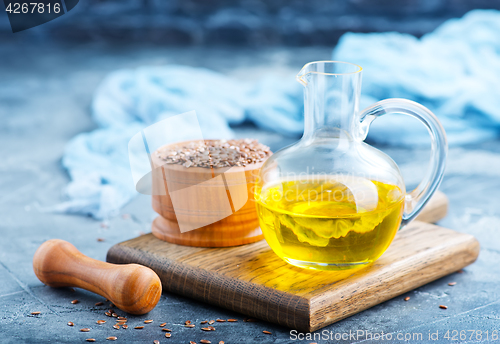 Image of flax seed and oil
