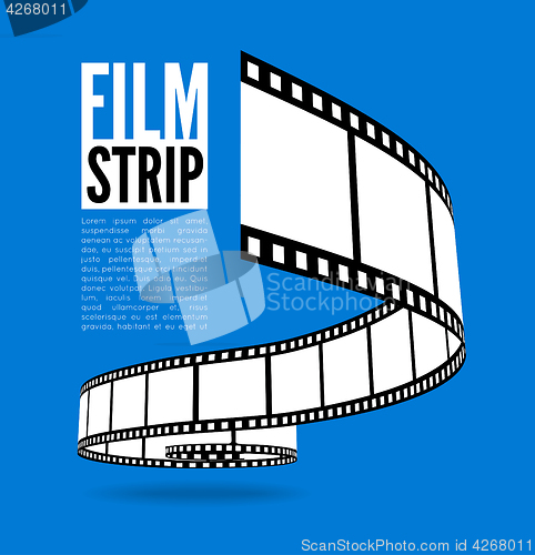 Image of Film strip vector illustration