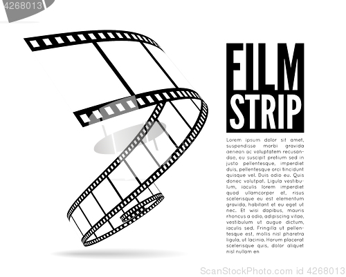 Image of Film strip vector illustration