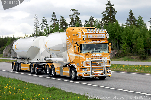 Image of Scania R164 Super Tank Truck Transport