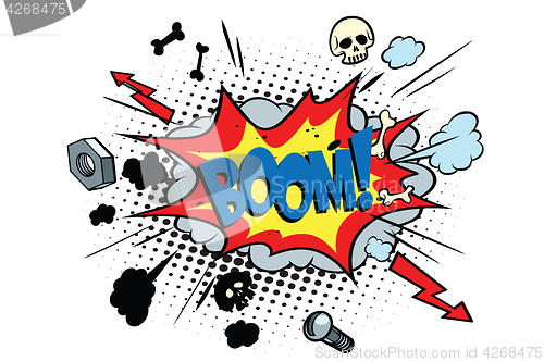 Image of boom comic pop art bubble