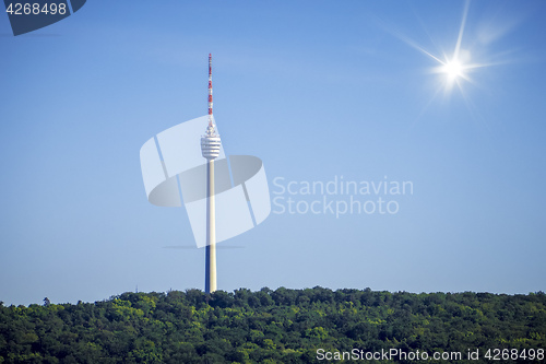 Image of television radio tower in Stutgart Germany