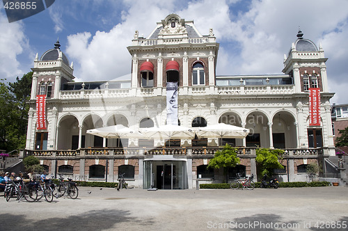 Image of editorial film museum in vondel park amsterdam