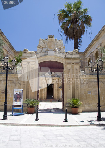 Image of editorial entry gate vilhena palace mdina malta