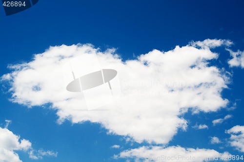 Image of sky and clouds background