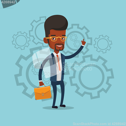 Image of Successful business idea vector illustration.