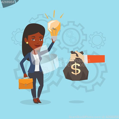 Image of Successful business idea vector illustration.