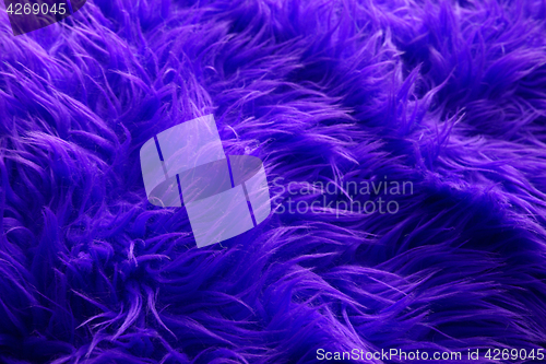 Image of blue fur texture