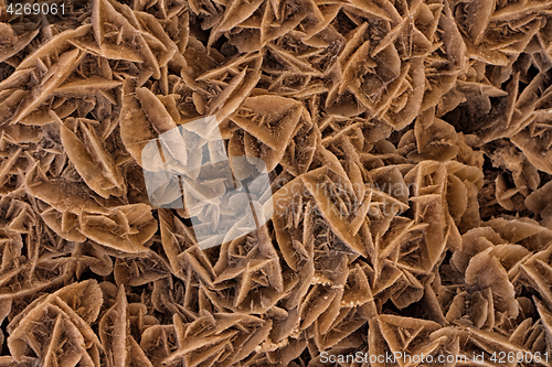 Image of desert rose mineral background