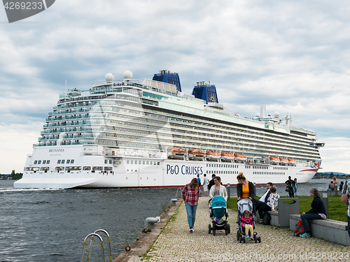 Image of MV Britannia in Oslo, Norway