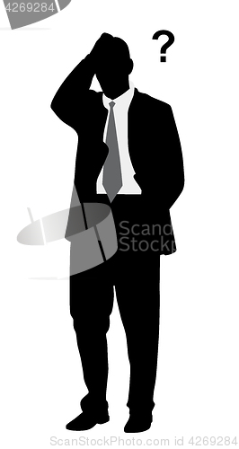 Image of Businessman with problems