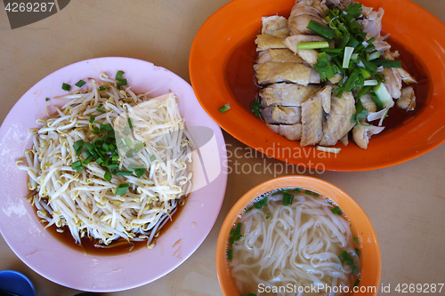 Image of Ipoh traditional food Chicken Hor Fun