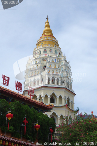 Image of Buddhist temple Kek Lok Si in Penang