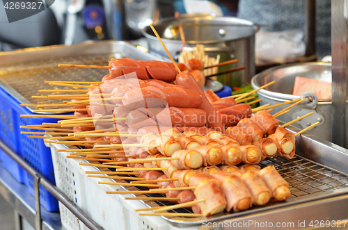 Image of Grilled bbq sausages