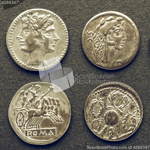 Image of Vintage Roman coins