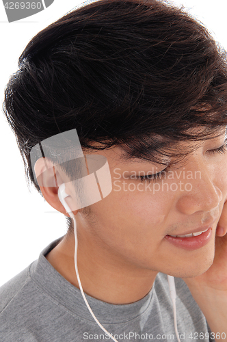 Image of Closeup face of teenager.