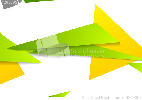 Image of Bright tech corporate shapes abstract background