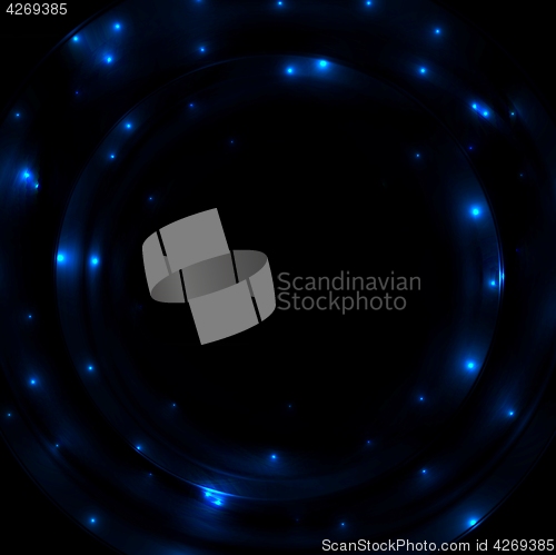 Image of Dark blue shiny sparks background