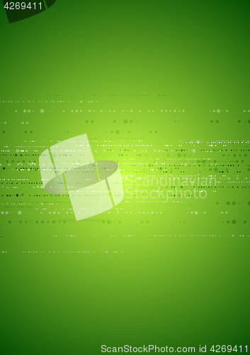 Image of Green abstract geometric background