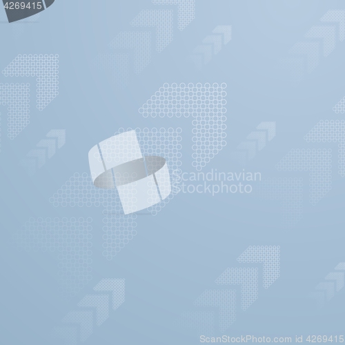 Image of Blue tech business background with arrows