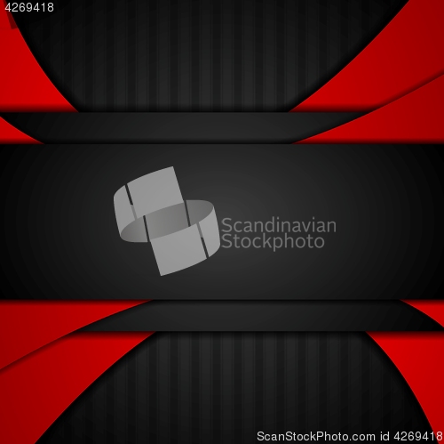 Image of Dark red tech corporate abstract background