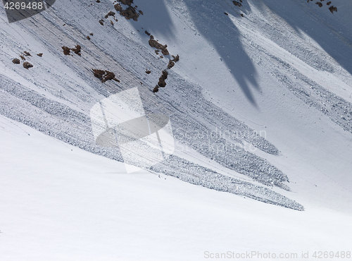 Image of Avalanche in mountains