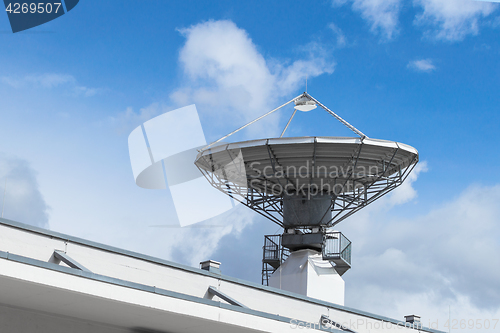 Image of Satellite parabolic antenna for telecommunications