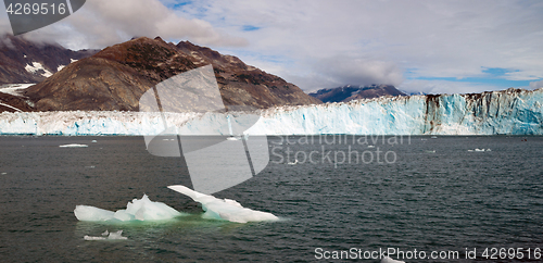 Image of Glacial Flow Kenai Fjords Alaska Harding Ice Field Aialik Glacie