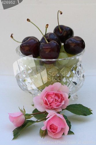 Image of Cherries and grapes