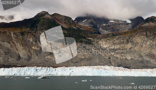 Image of Glacial Flow Kenai Fjords Alaska Harding Ice Field Aialik Glacie