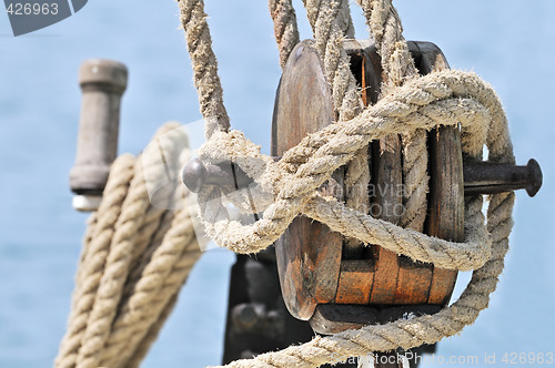 Image of Old sailing equipment