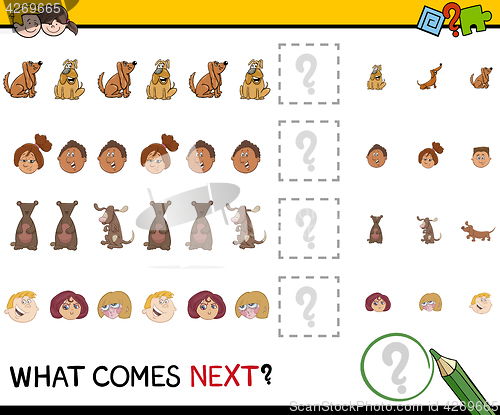 Image of educational pattern activity task