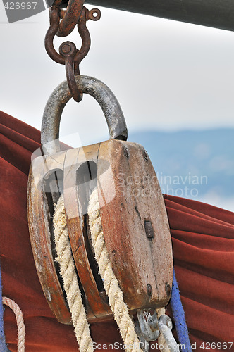 Image of Old sailing equipment