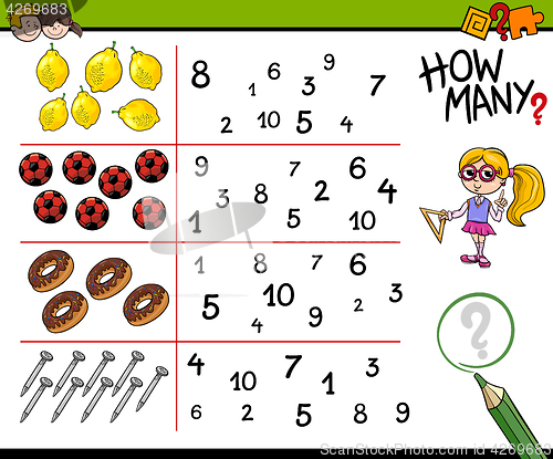 Image of educational counting activity