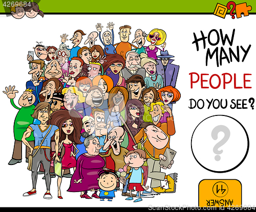 Image of counting people activity game